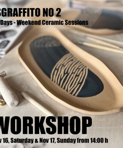 2 days SGRAFFITO plates workshop