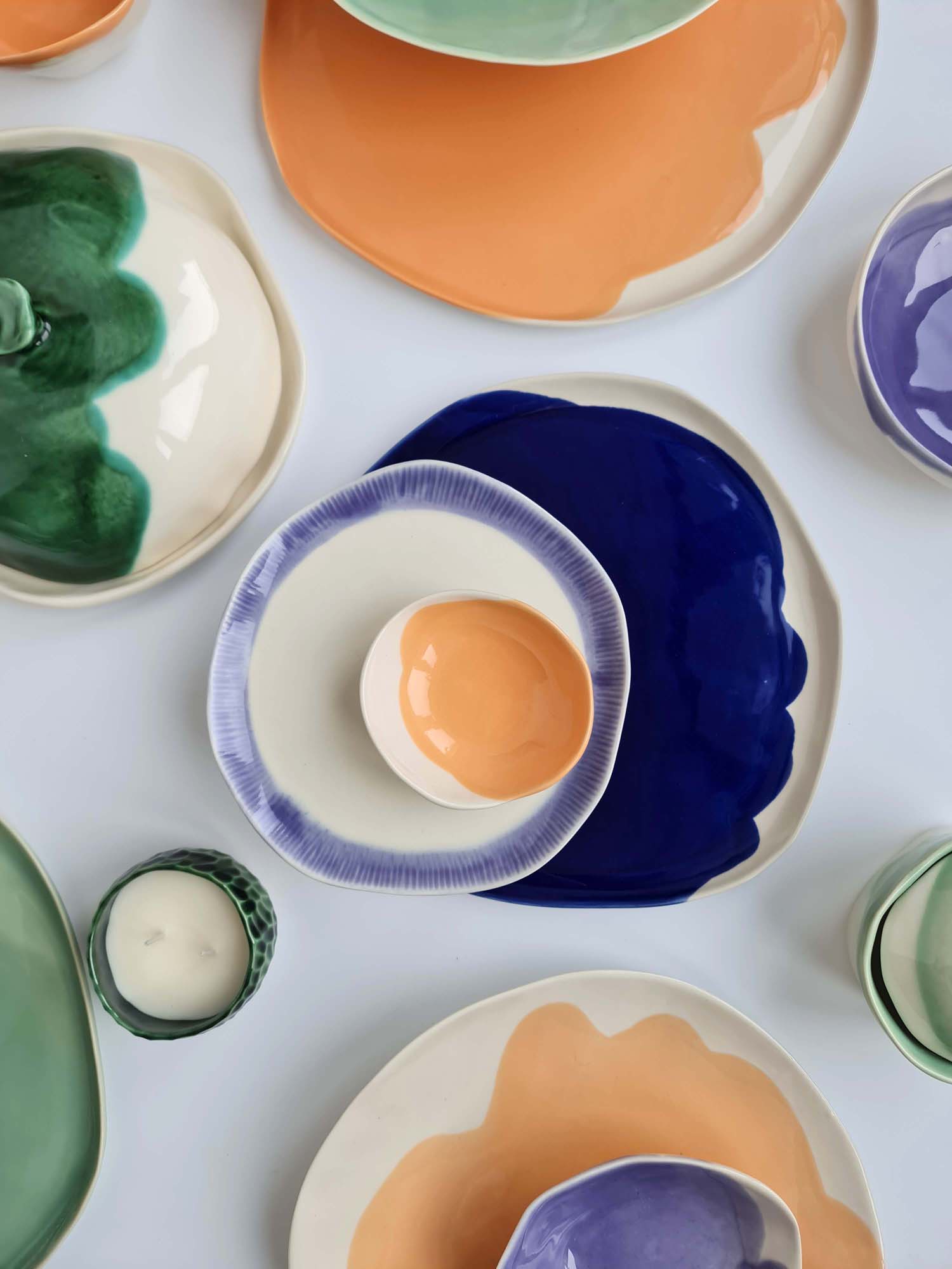 porcelain dishes