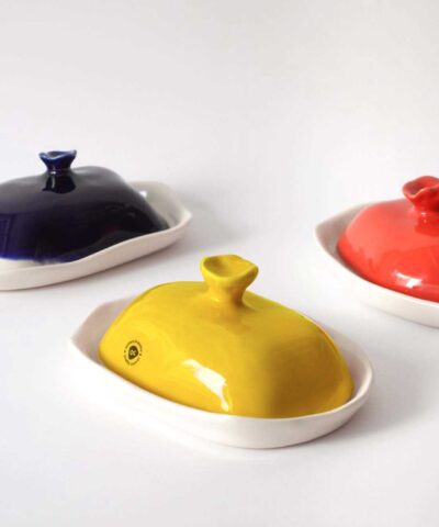 BAUHAUS colors butter dish