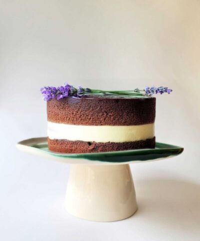 custom color CAKE STAND + gift box
