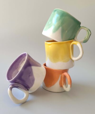 4 MUGS set