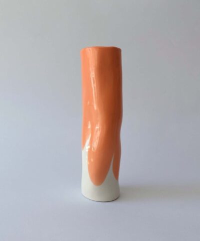 Flamingo color vase H19cm