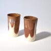 Cups set 2x300ml hazelnut