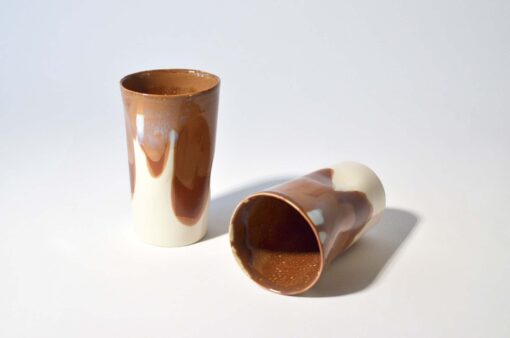 Cups set 2x300ml hazelnut - Image 2