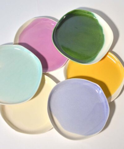Juicy dessert plates set 08