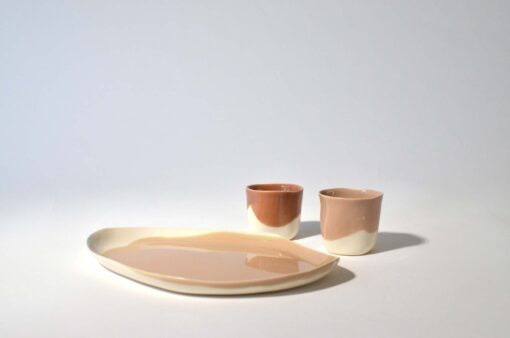 Wild Forest coffee set with tray