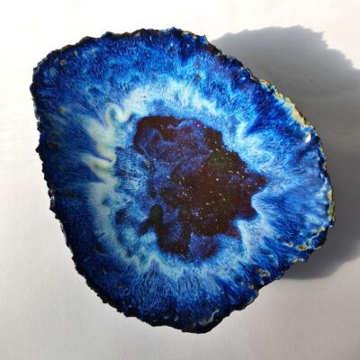 unique cosmic bowl, running glazes, stunning design, amazing design