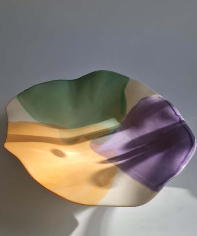 ceramic bowl multicolor decoration porcelain