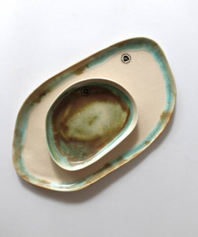 Crackle plates set, floating rim