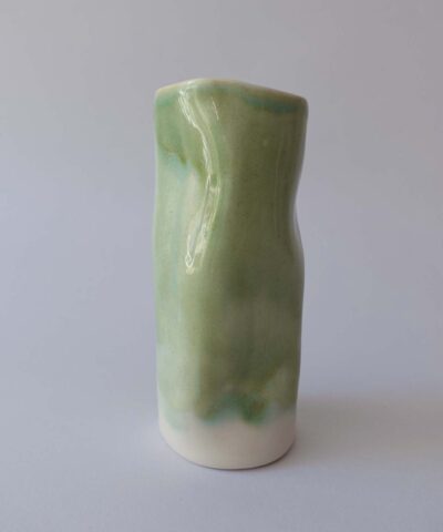 Sage green VASE H12 cm