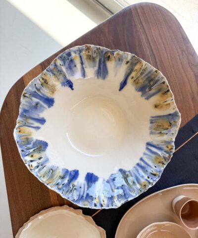 Sea Reflections porcelain SERVING BOWL 31cm