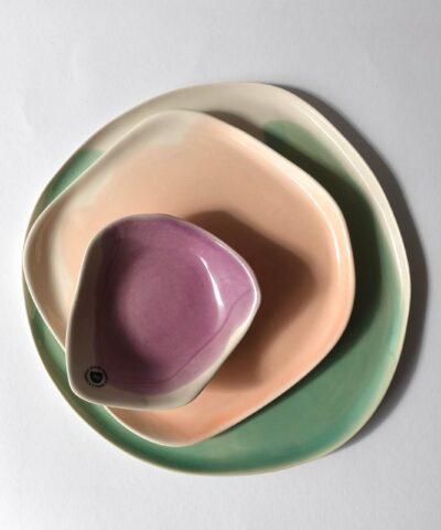 Spring colors plates set